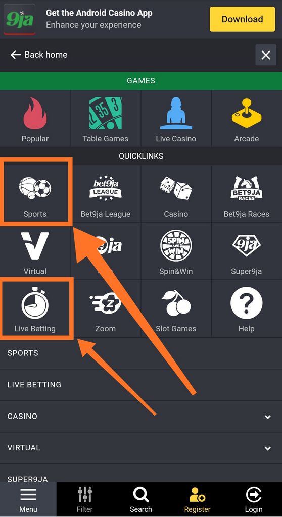 Bet9ja Nigeria - Sport Betting, Premier League Probabilities, Casino Site, Bet